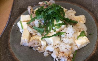 ダイエット食！豆腐と大葉のヘルシーチャーハン