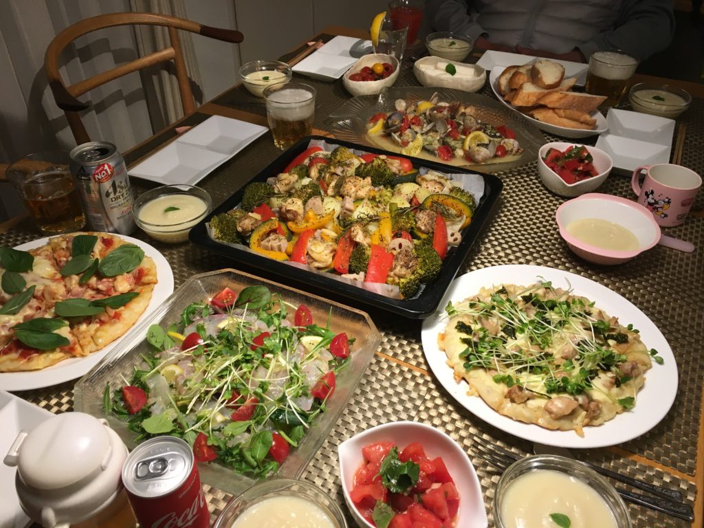 母の誕生日パーティー 簡単なのにオシャレなアクアパッツァのレシピ 管理栄養士きゃさりんのお料理ブログ