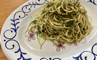 ささっと和えるだけジェノベーゼのパスタ